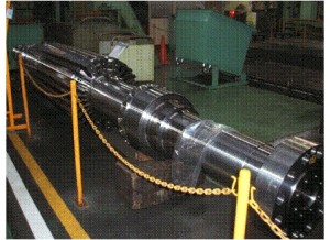 Generator rotor shaft in Fujii's Kawasaki Factory (Source: Fuji/ WGP)