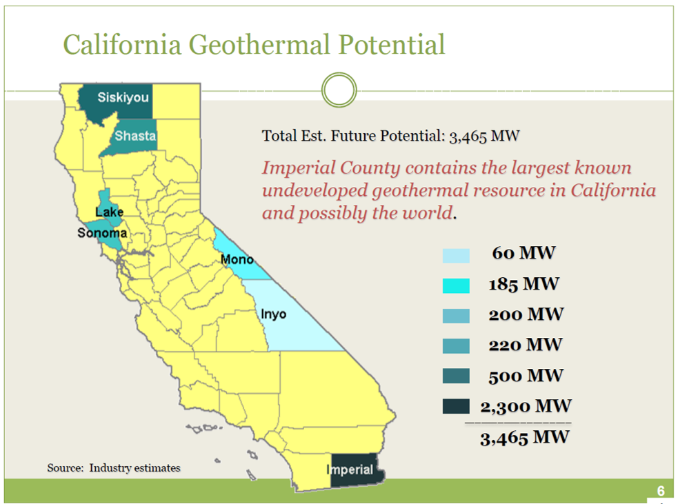 California - on the brink of a new geothermal boom? - Will Pettitt of 