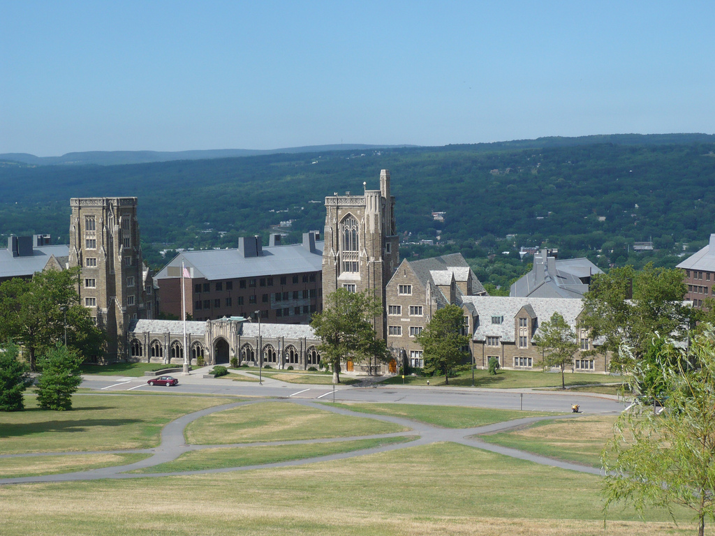 Drilling to determine potential for geothermal heating at Cornell ...