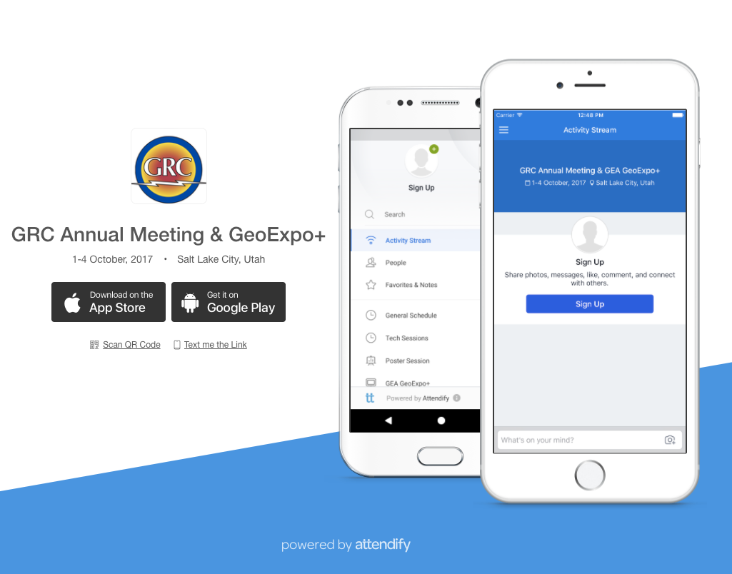 GRC Annual Meeting and GEA GeoExpo+ - Event App Now Available ...