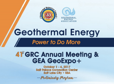 33 days to the GRC Annual Meeting & GEA GeoExpo+, Salt Lake City, Utah