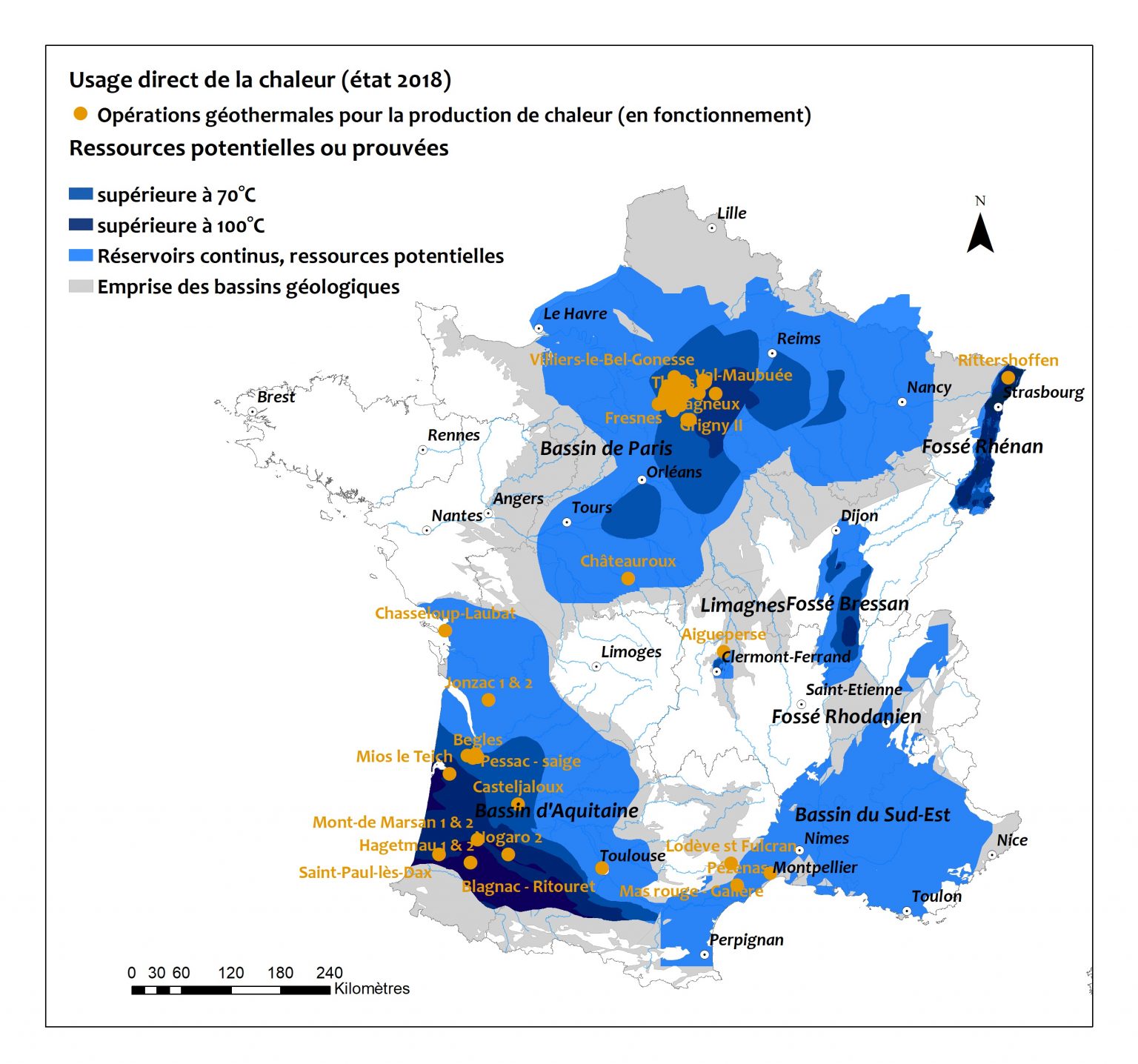 Three areas show significant geothermal potential in France ...