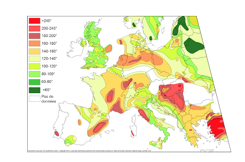 geothermal energy map europe
