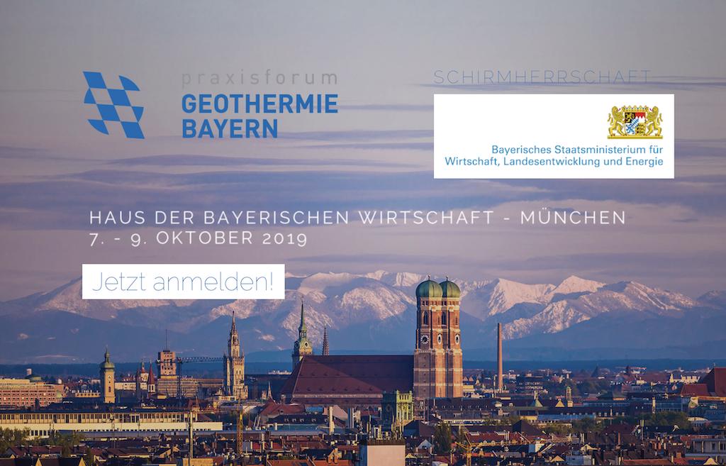 One week until the 7th Praxisforum Geothermie.Bayern conference in ...