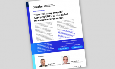 “How real is my project?” – Webinar Aug. 27, 2020 on applying UNFC to renewables and geothermal