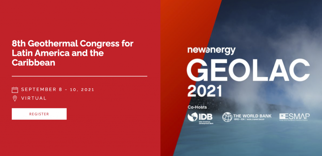 8th GEOLAC Geothermal Congress, Sept. 8-10, 2021