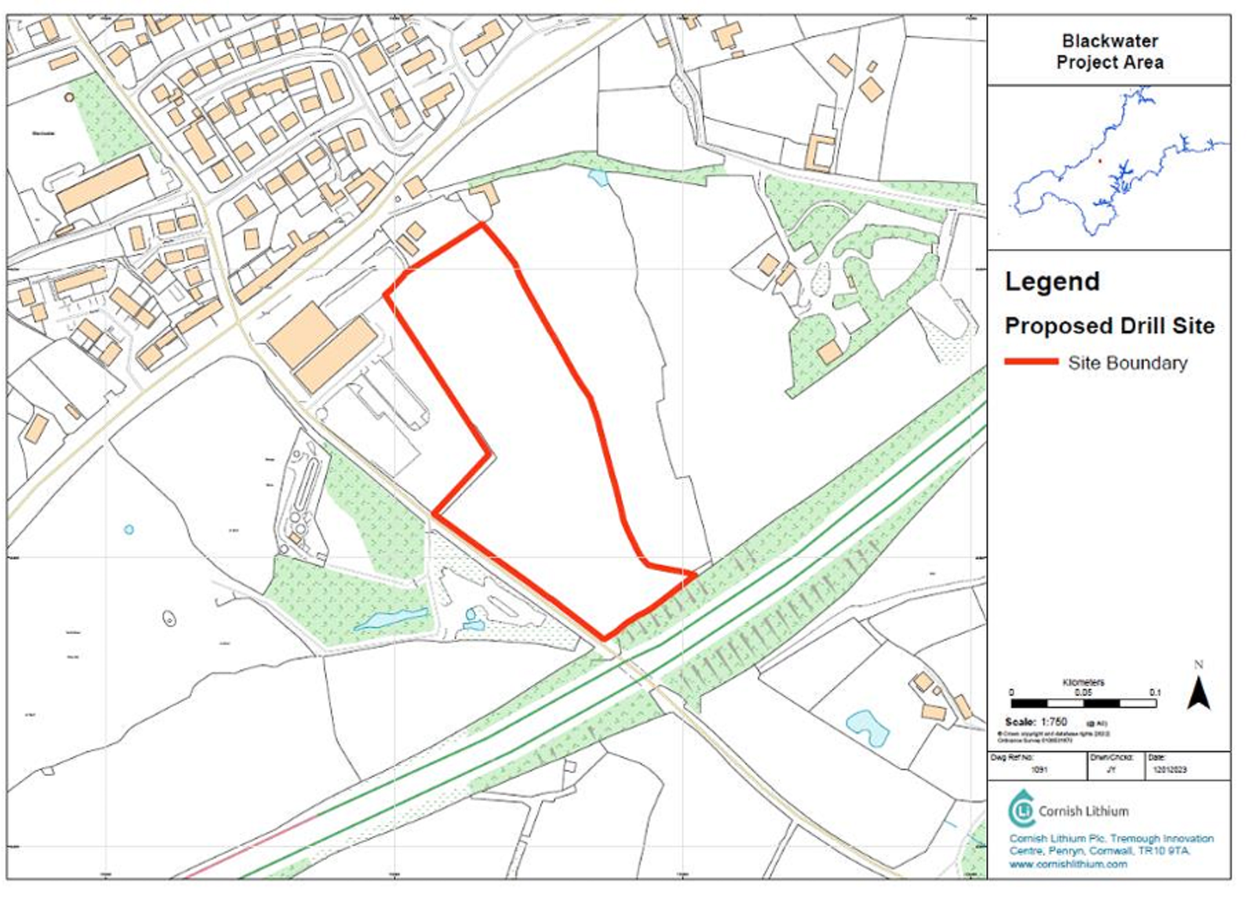 Cornish Lithium proposes new geothermal lithium project at Blackwater, UK