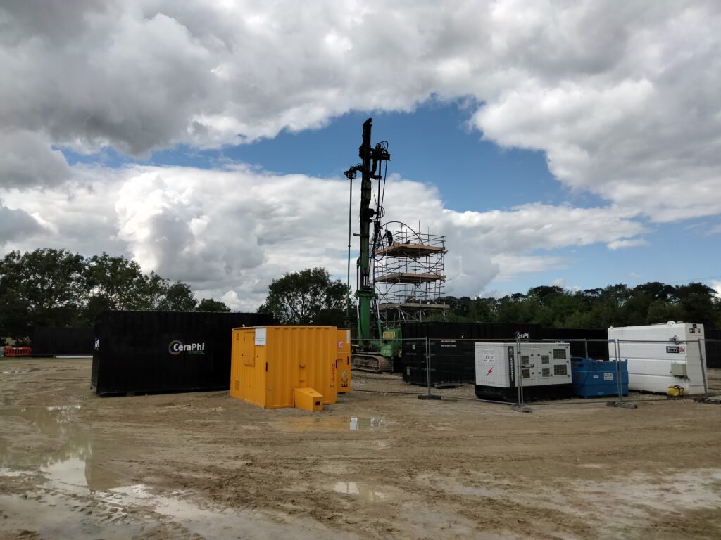 CeraPhi holds geothermal demonstrator project at former fracking site in the UK