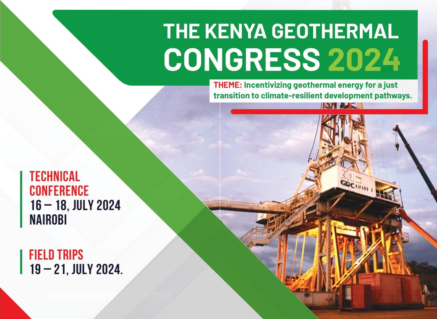 Summary submission prolonged Kenya Geothermal Congress, 1621 July