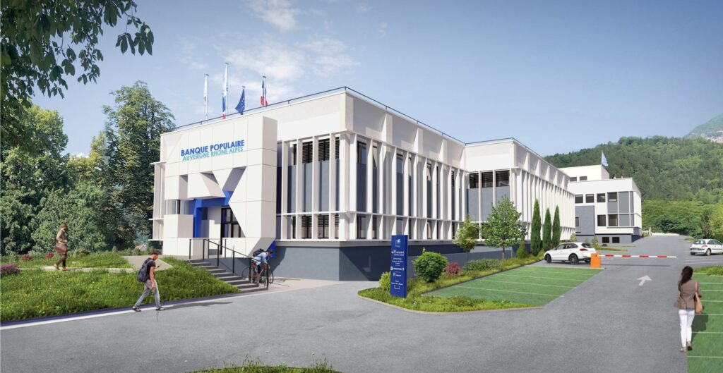 Banking group’s building in Corenc, France to be modernized with geothermal