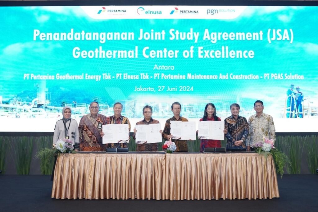 Pertamina announces multi-party JSA to develop tech solutions for geothermal