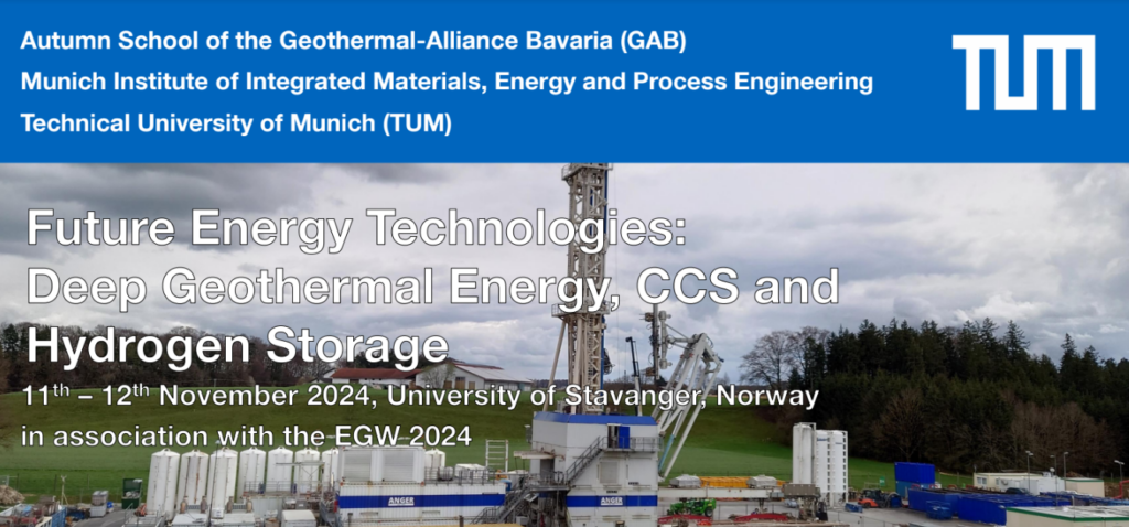 Applications open – Autumn School on deep geothermal, Stavanger, Norway