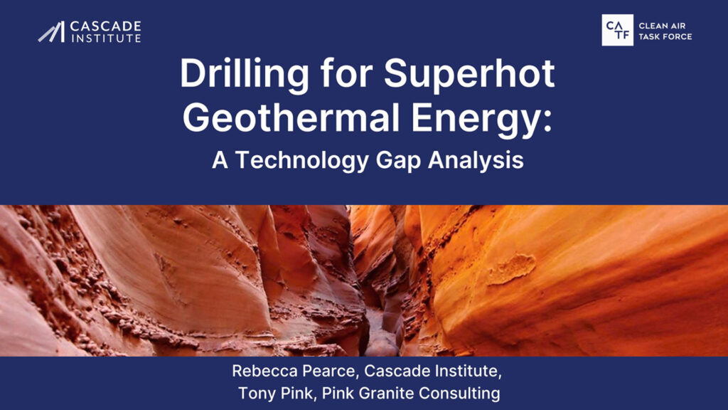 New report identifies technology gaps to developing superhot rock geothermal