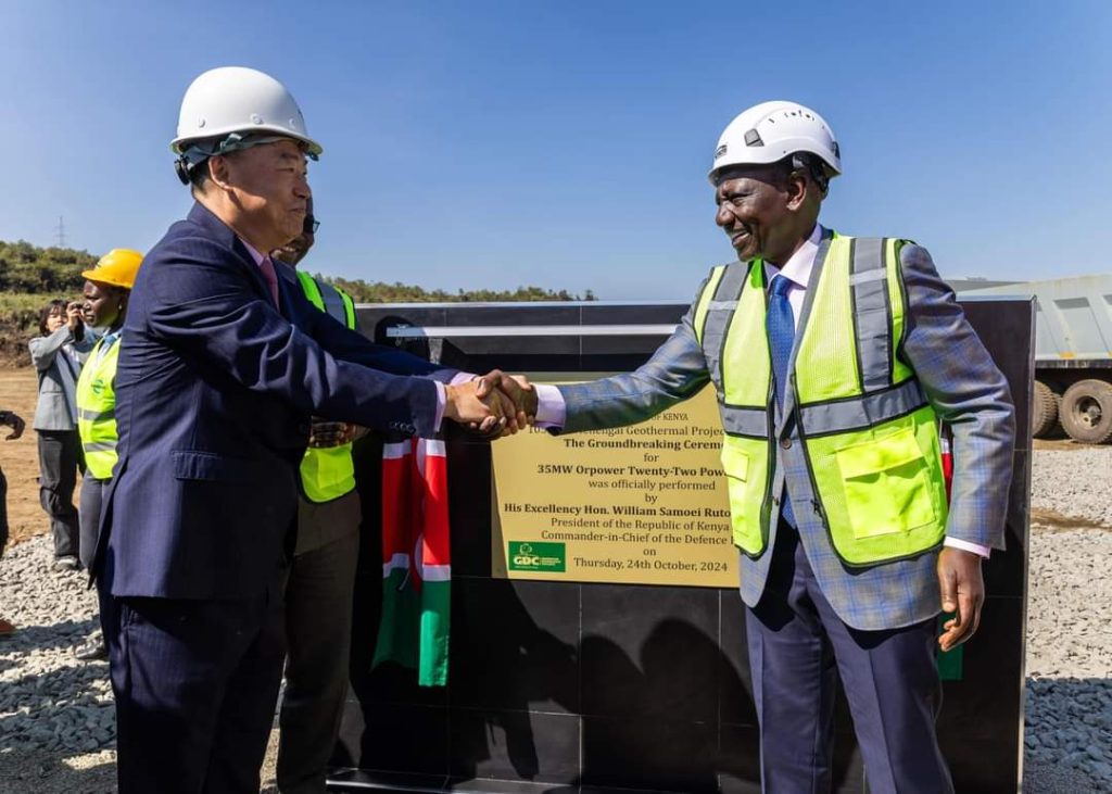 Groundbreaking held for OrPower 22 geothermal power plant in Menengai, Kenya