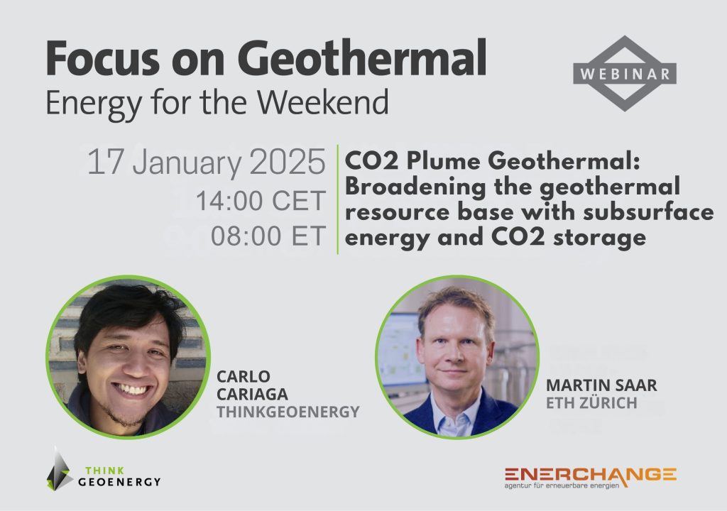 Webinar – CO2 Plume Geothermal: Broadening the geothermal resource base