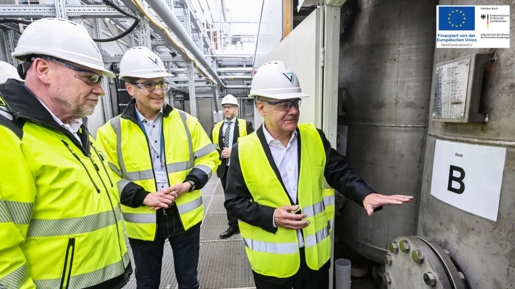 German Chancellor visits Vulcan’s Landau geothermal and lithium extraction facility