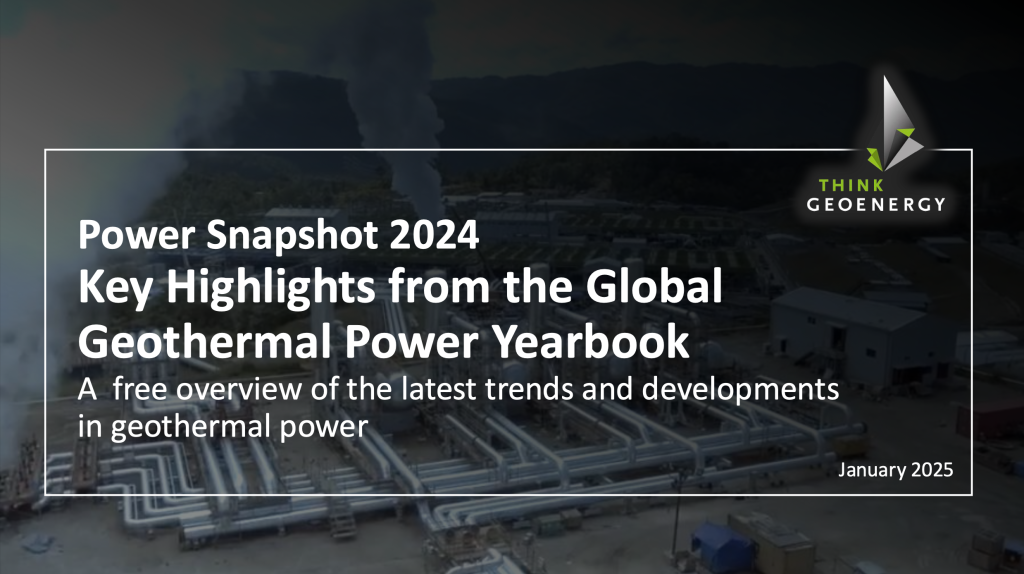 Global Geothermal Power Snapshot 2024 – Insights & Resources