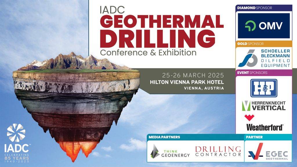 IADC Geothermal Drilling & Conference to kick off first edition on 25-26 March in Vienna